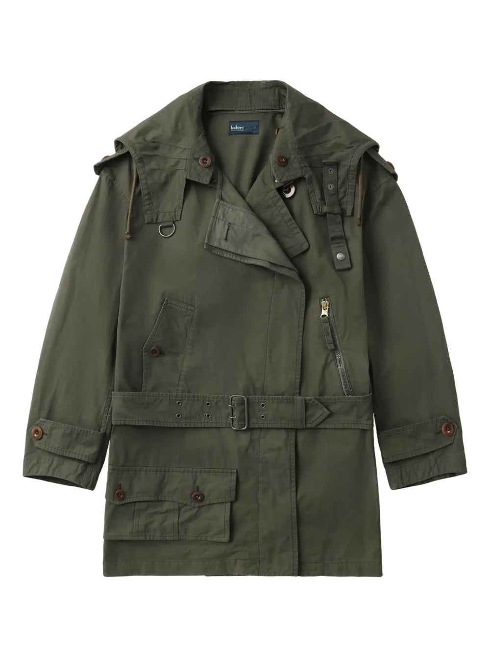 Belted Parka Coat