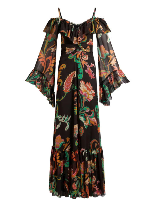 All-Over Floral Print Dress