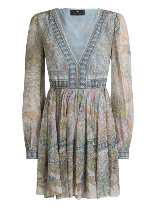 Printed Mini Dress