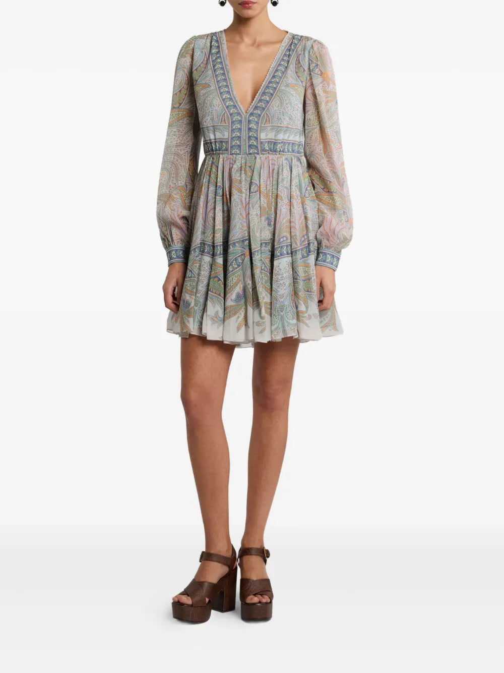 Printed Mini Dress