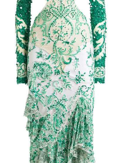 Sequin-Embellished Dress
