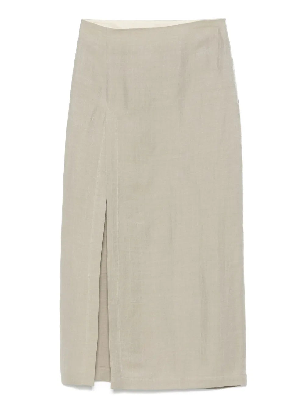 Side-Slit Midi Skirt