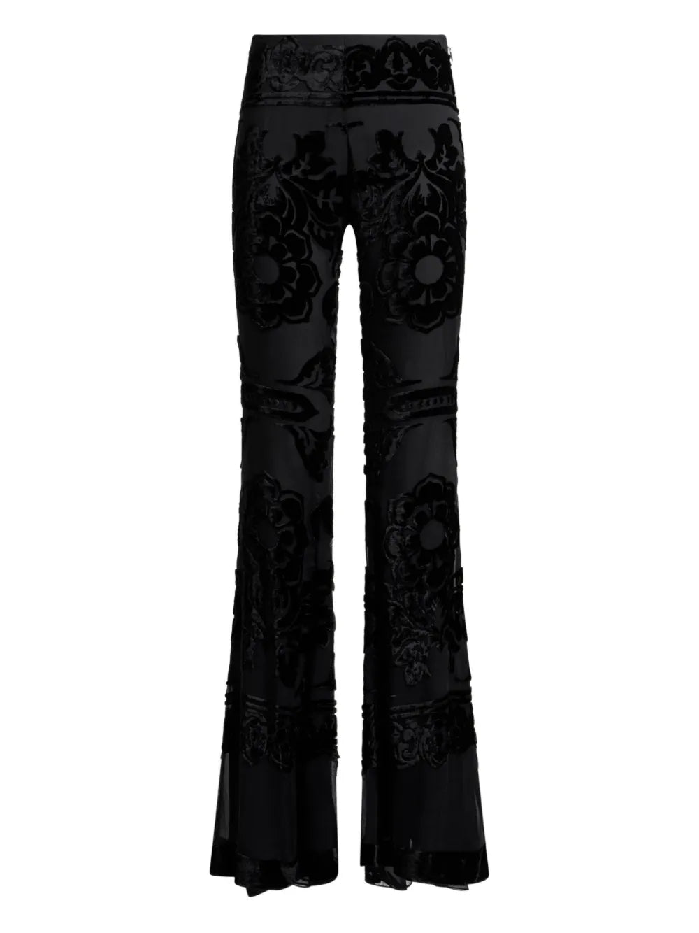 Floral Flared Trousers