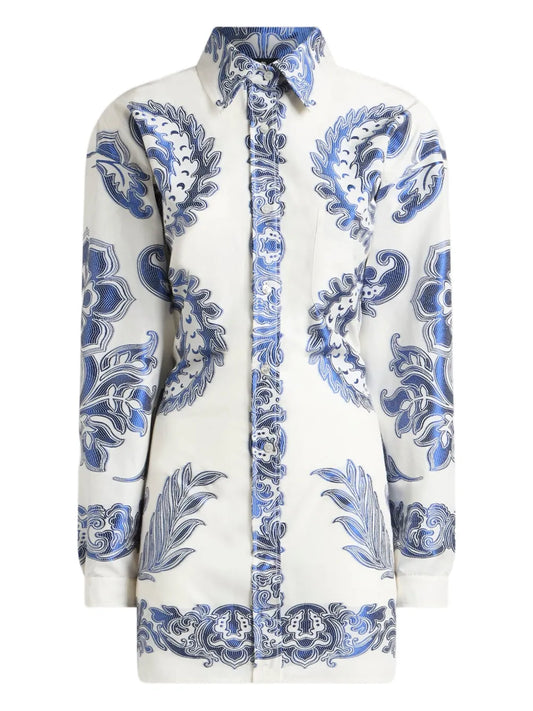 Floral-Print Shirt