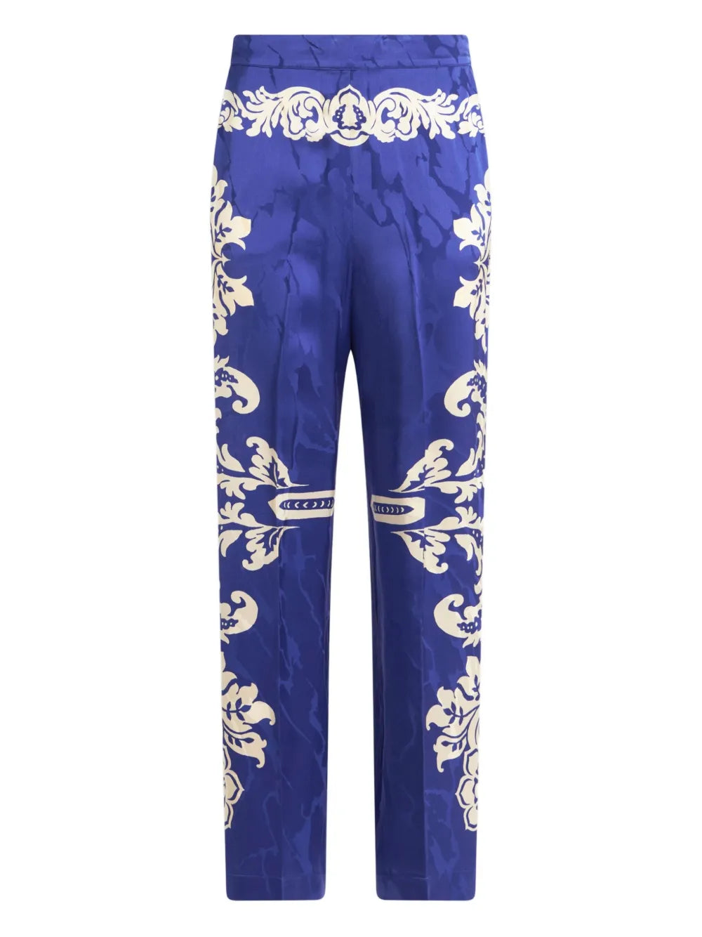 Baroque Print Tapered Trousers
