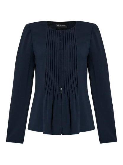 Pleated Fitted Jacket