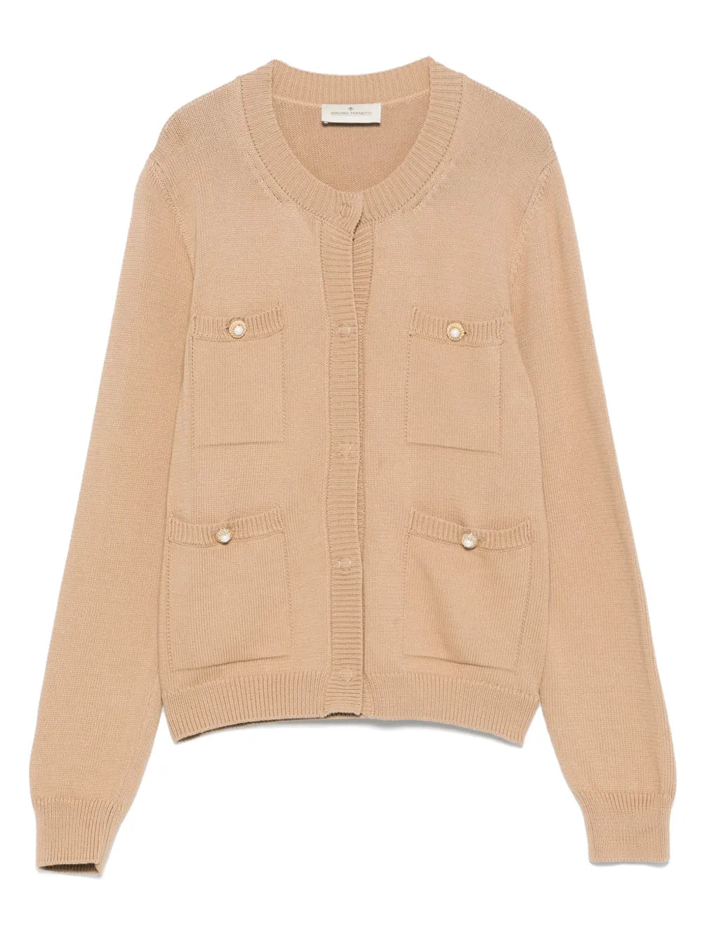 Button-Detail Cardigan