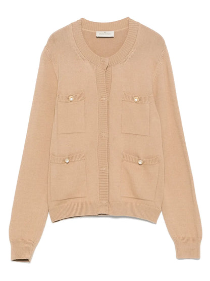 Button-Detail Cardigan