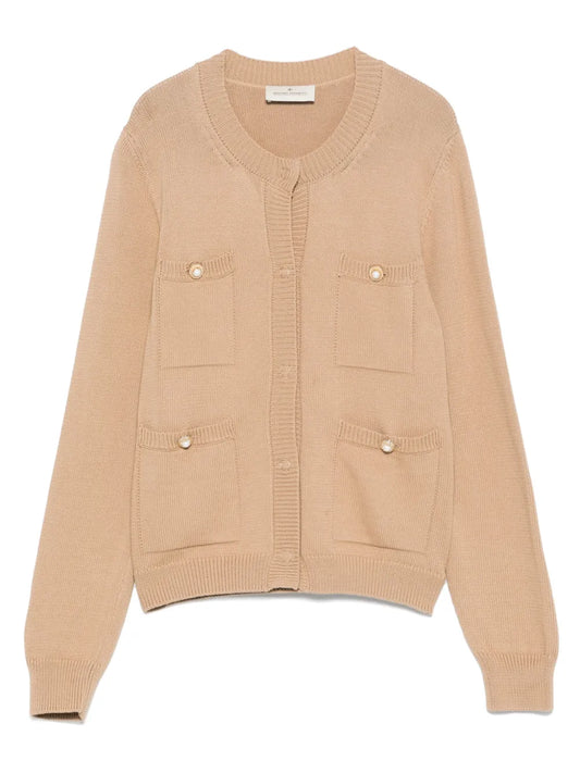 Button-Detail Cardigan