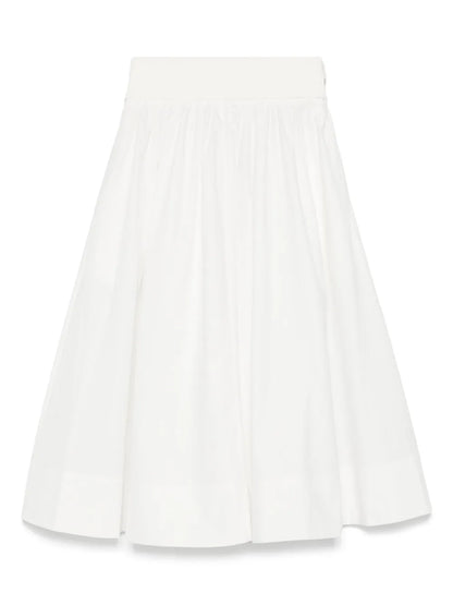 Poplin Midi Skirt