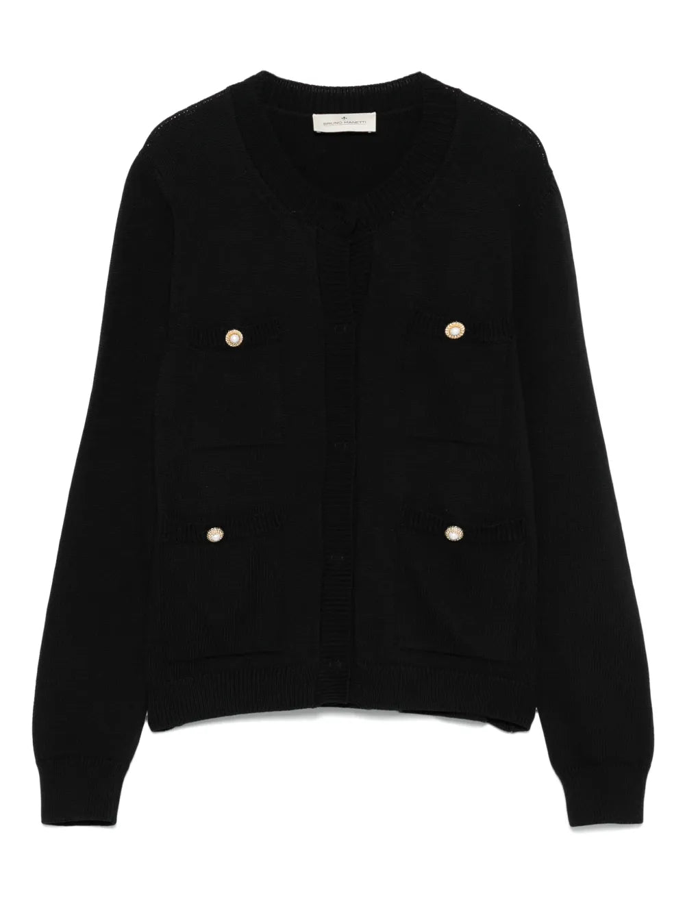 Button-Detail Cardigan