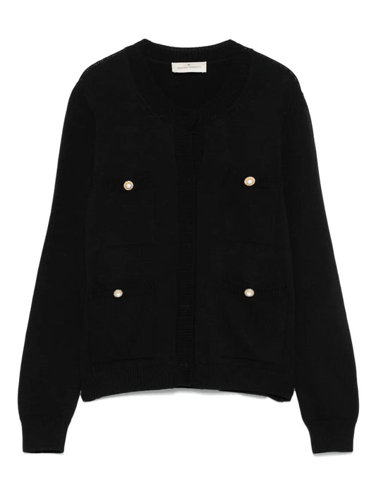 Button-Detail Cardigan
