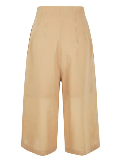 Pleat-Detailed Shorts
