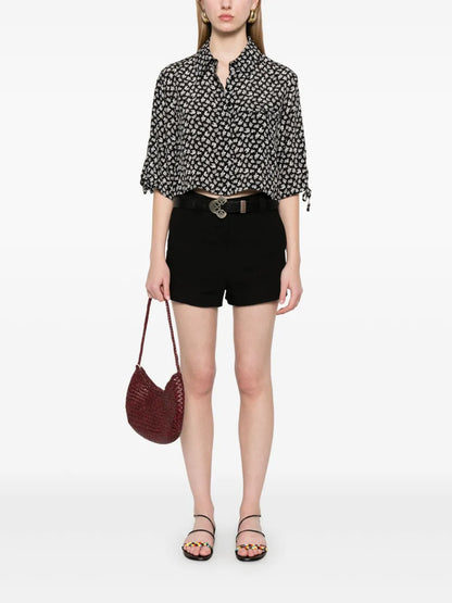 Leaf-Print Shirt