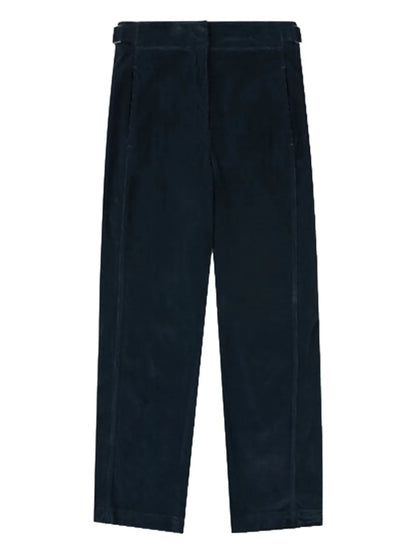 Cotton Straight Trousers