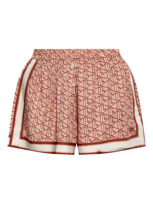 Monogram-Pattern Shorts