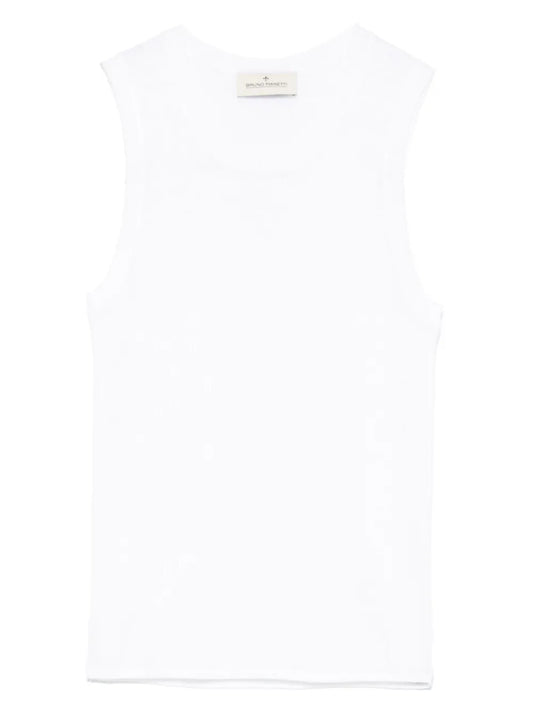 Fine-Ribbed Top