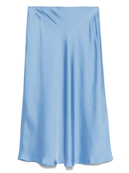 Satin Midi Skirt