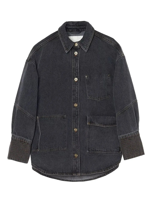 Logo-Patch Denim Jacket