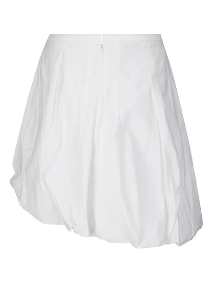 Poplin Asymmetric Skirt