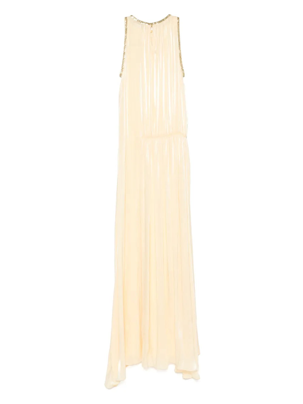 Flower-Detail Maxi Dress