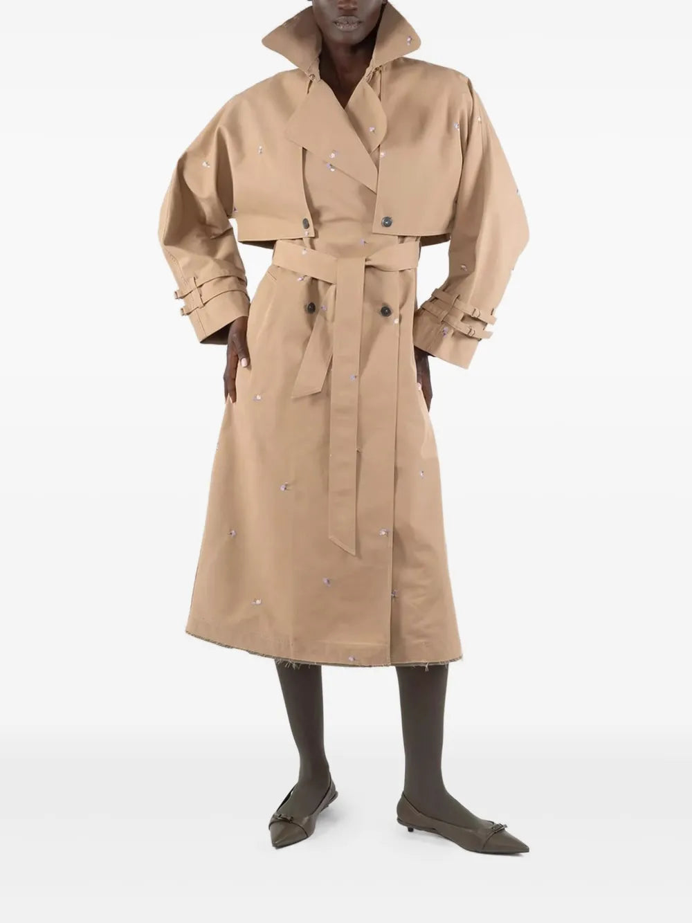 Cotton-Blend Trenchcoat