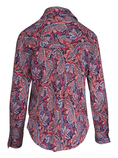 Amelia Paisley-Print Shirt