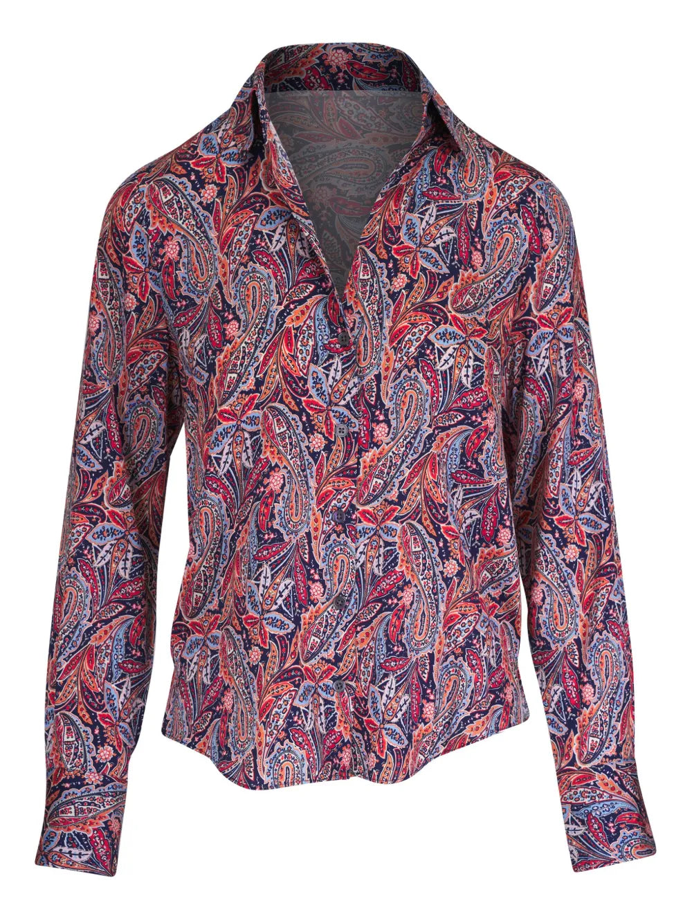 Amelia Paisley-Print Shirt