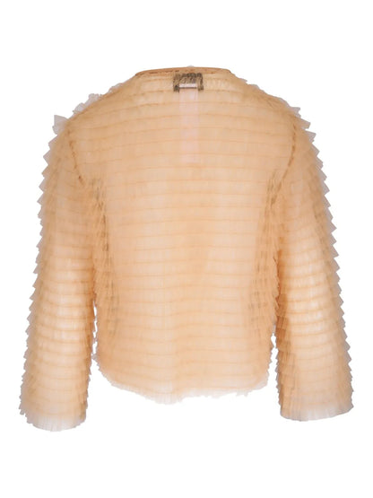 Ruched Tulle Jacket