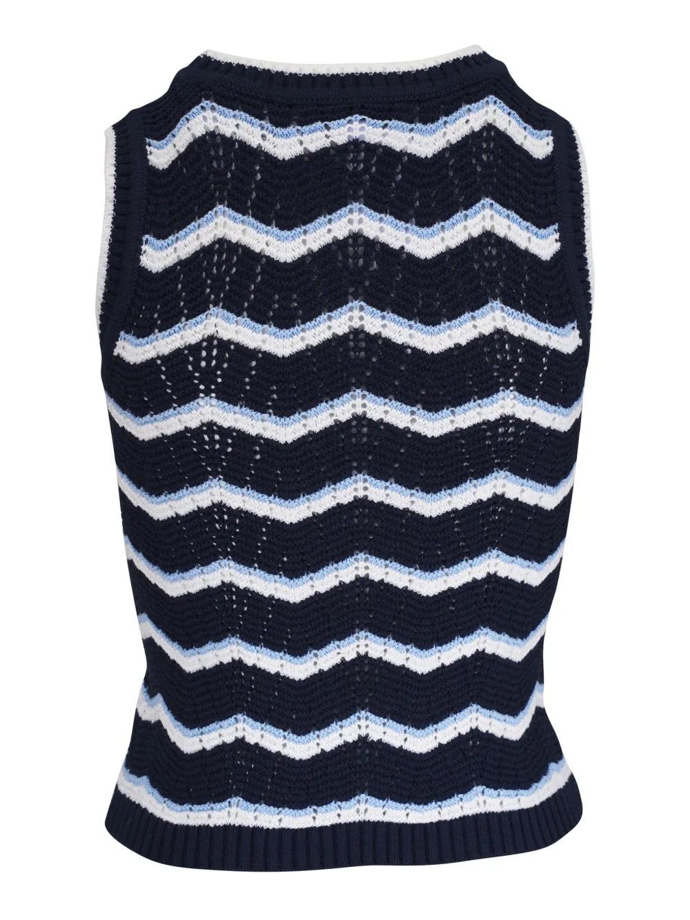 Jerrel Chevron-Knit Tank Top