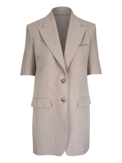 Short-Sleeve Blazer