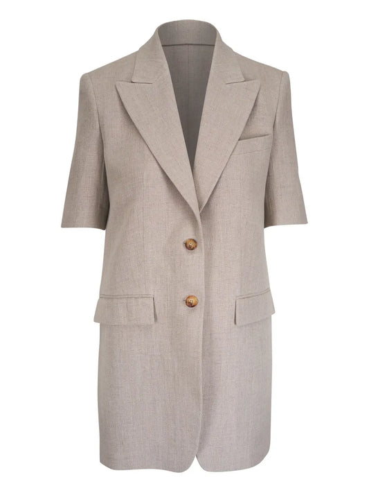 Short-Sleeve Blazer