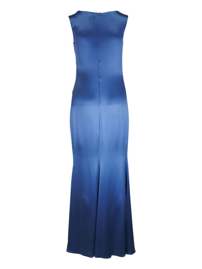 Ruched-Waist Gown