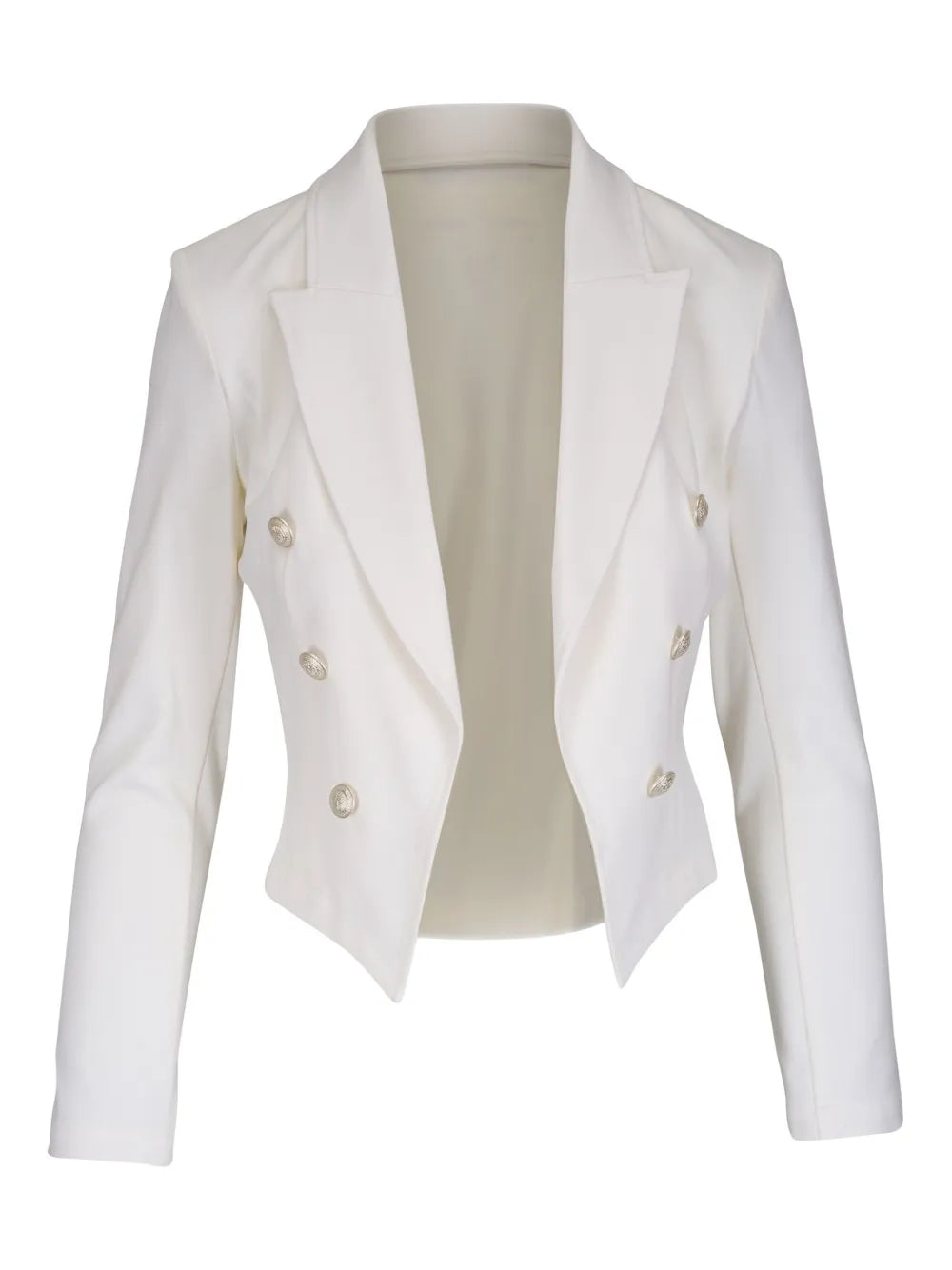 Wayne Double-Breasted Cropped Blazer