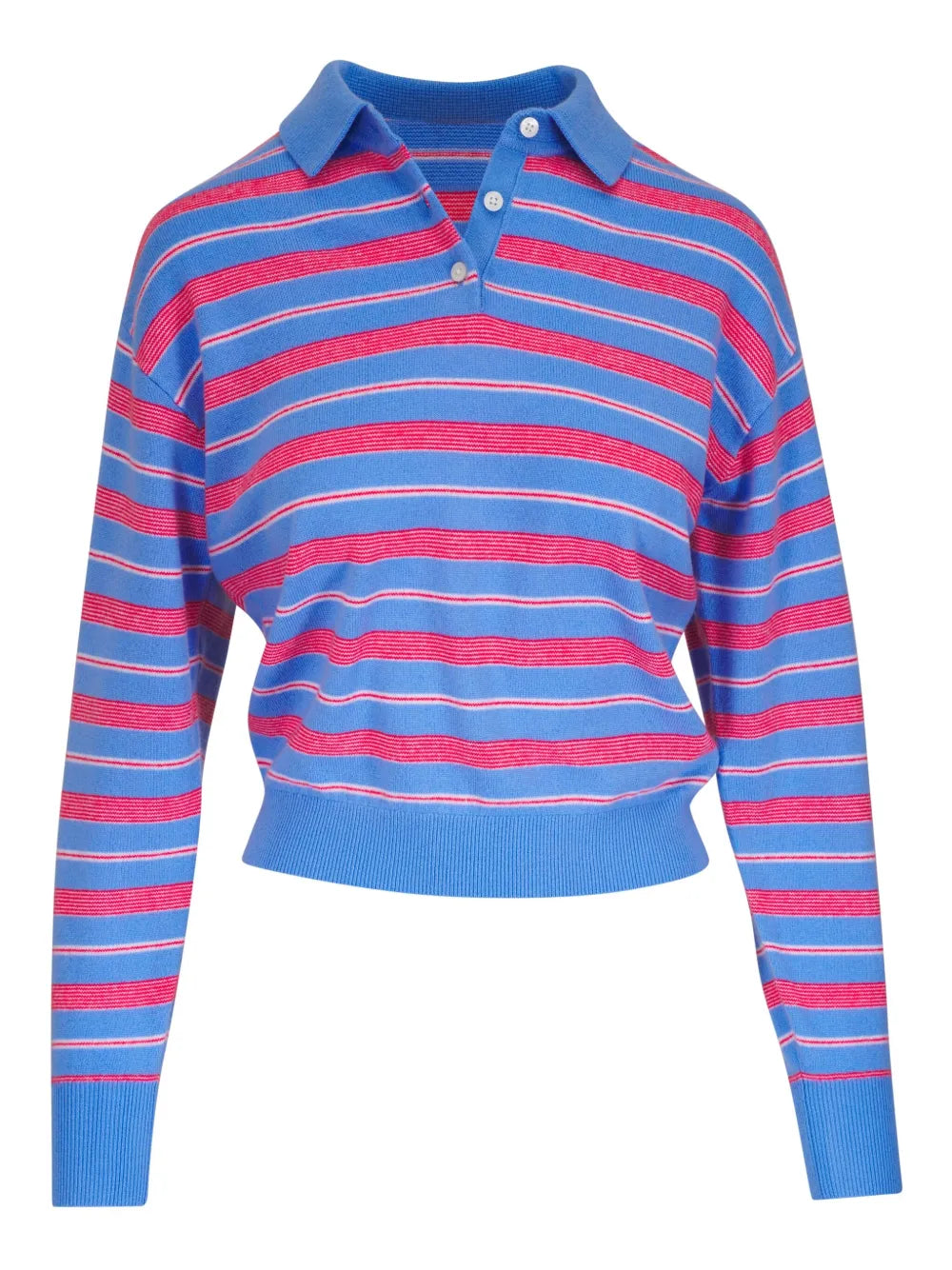 Striped Polo Sweater