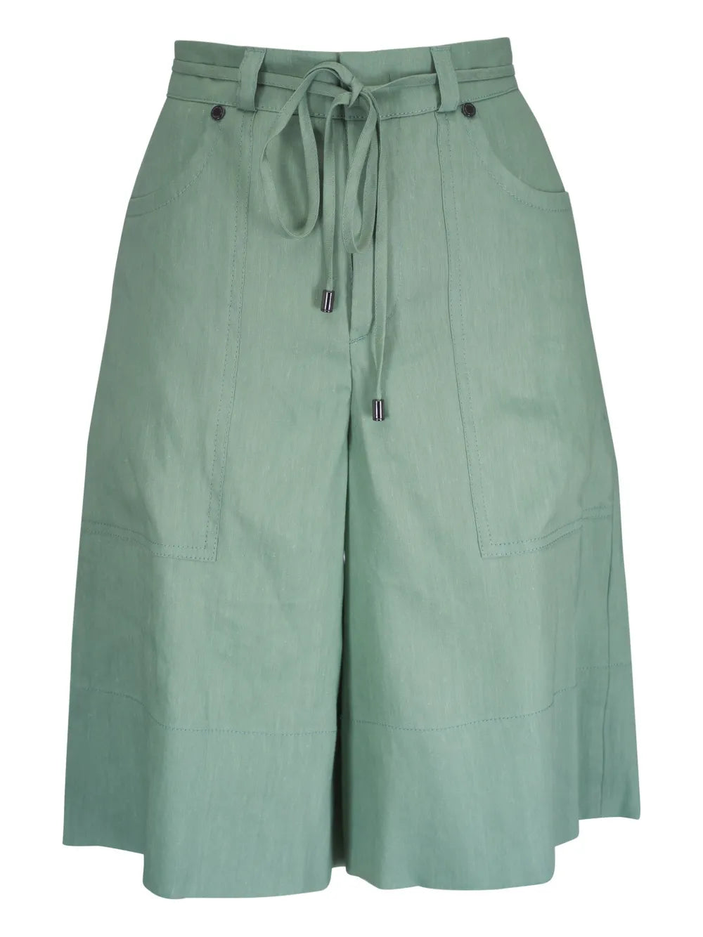 Ramina Wide-Leg Tailored Shorts