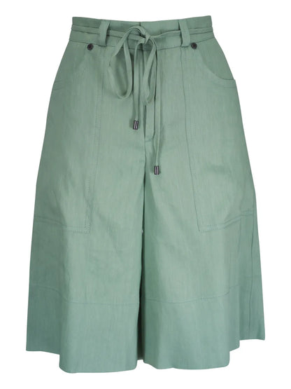 Ramina Wide-Leg Tailored Shorts