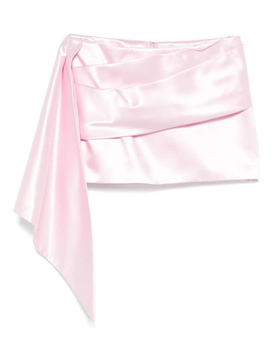 Draped Mini Skirt