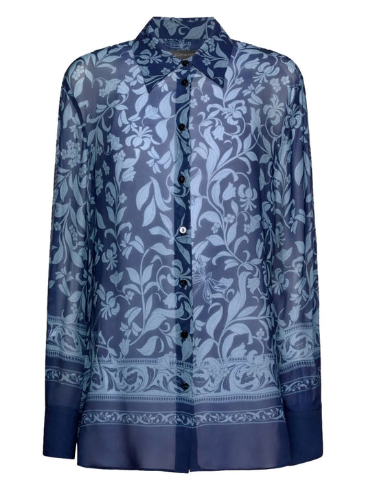 Foral-Print Shirt