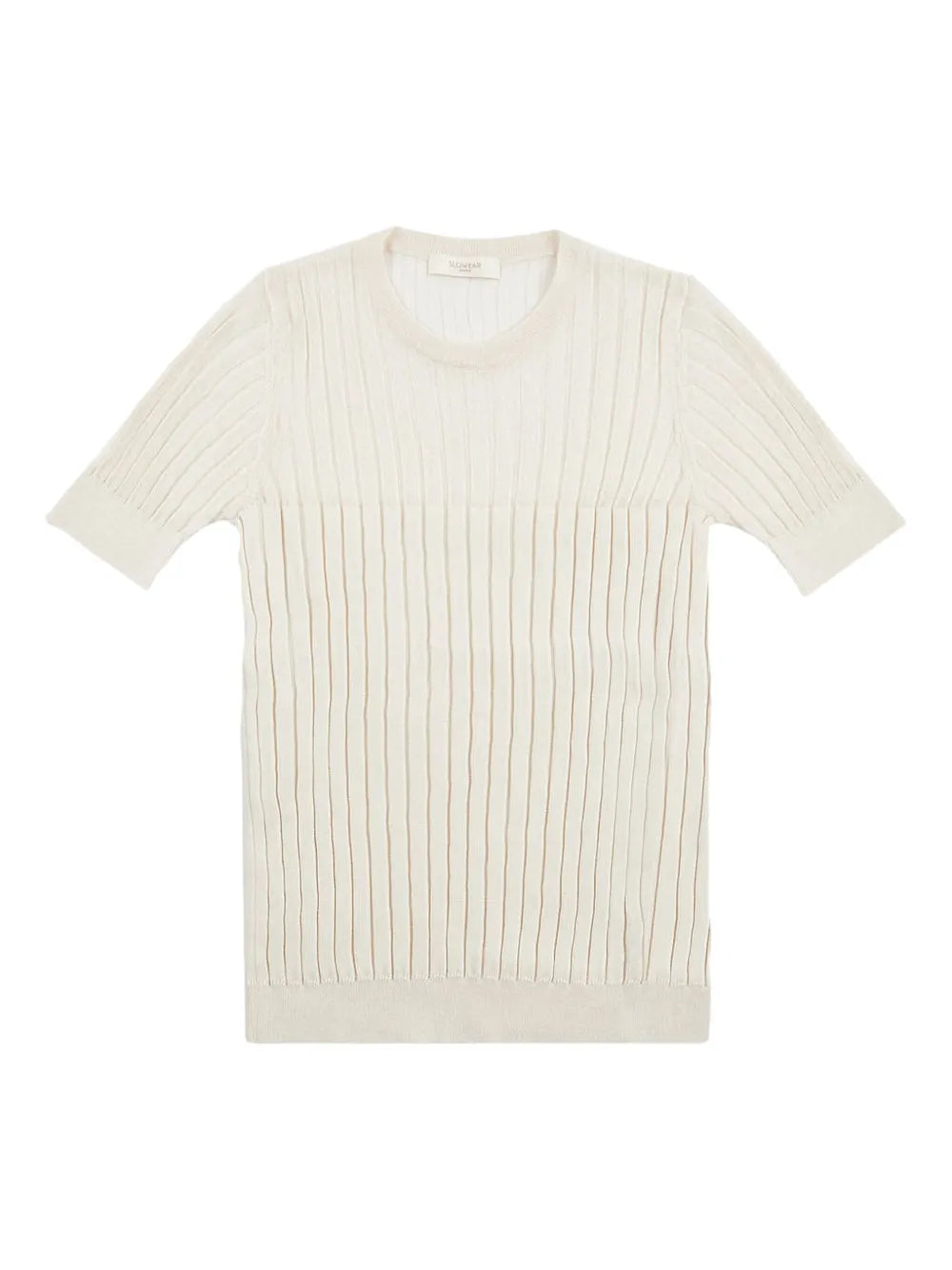 Ribbed-Knit T-Shirt