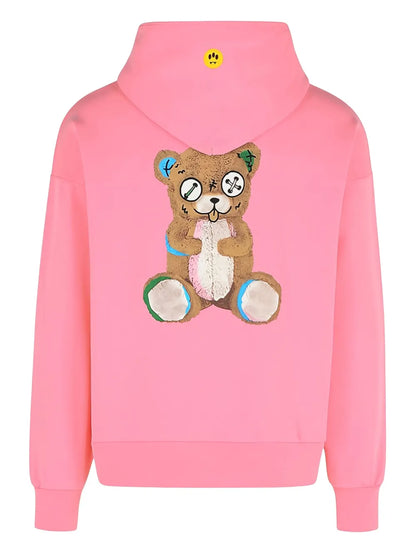 Teddy-Print Hoodie