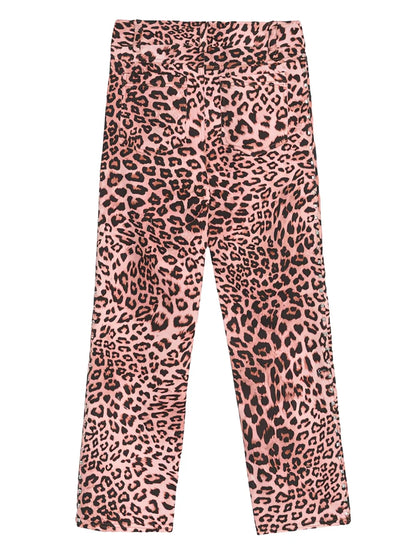 Animal-Print Jeans