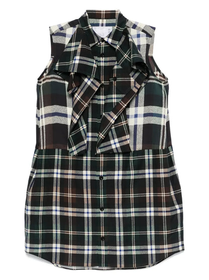 Checked Mini Dress