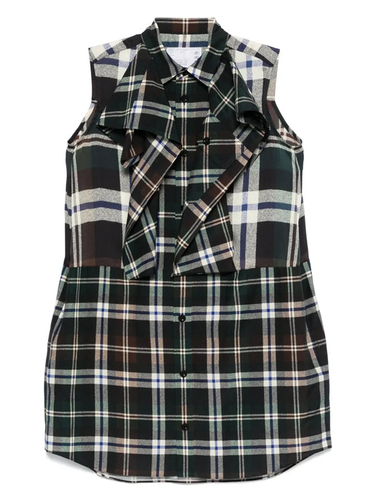 Checked Mini Dress