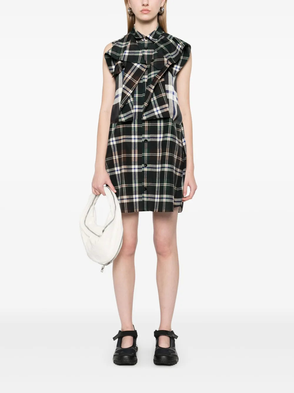 Checked Mini Dress