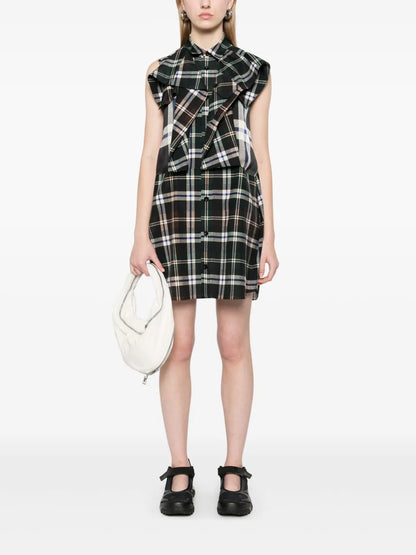 Checked Mini Dress