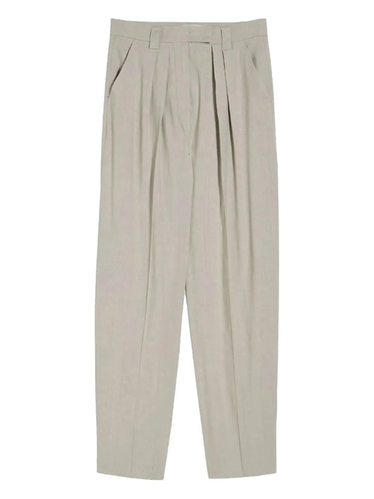 Linen-Blend Trousers
