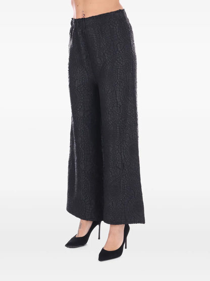 Patterned-Jacquard Trousers