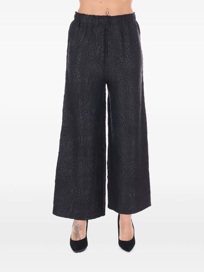 Patterned-Jacquard Trousers