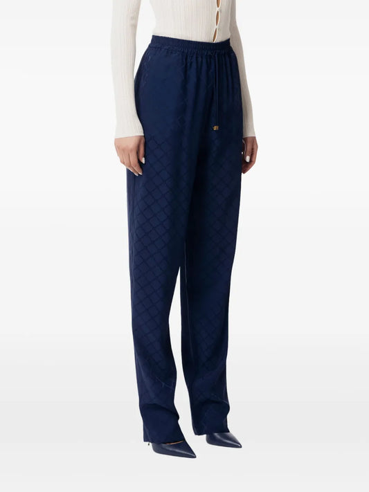 Diamond Jacquard Trousers